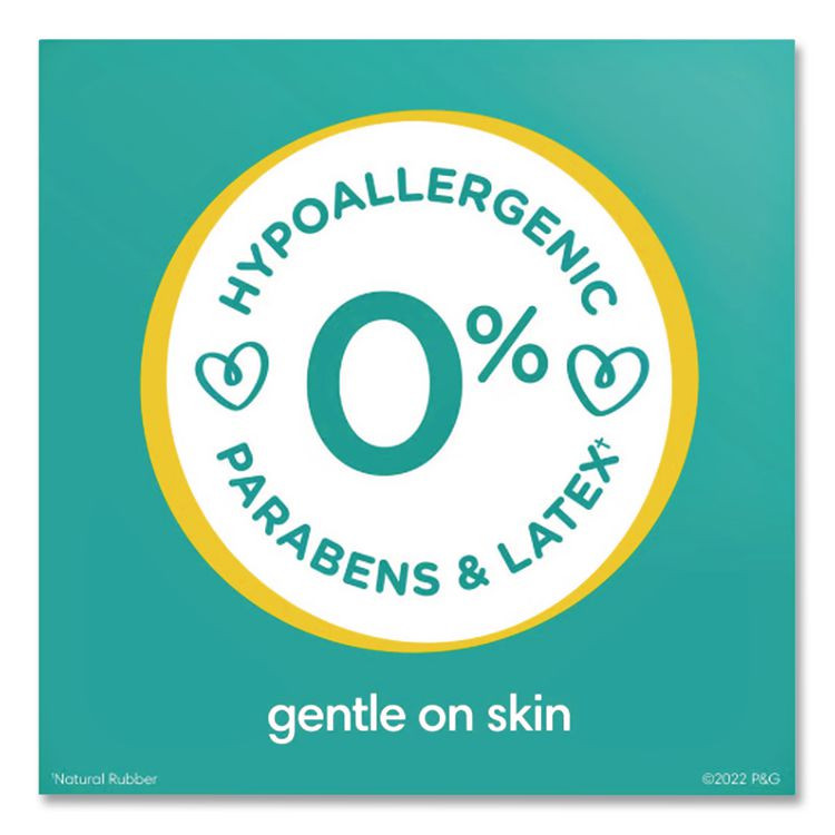 PROCTER & GAMBLE Pampers® 87076EA Sensitive Baby Wipes, 1-Ply, 6.8 x 7, Unscented, White, 56/Pack