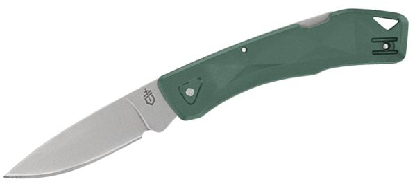 Gerber Gear 1074496 LST Ultra Lockback Folding Knife 2.7"" Stonewashed Drop Point Blade, Baltic Haze Green GFN Handles - 1074496