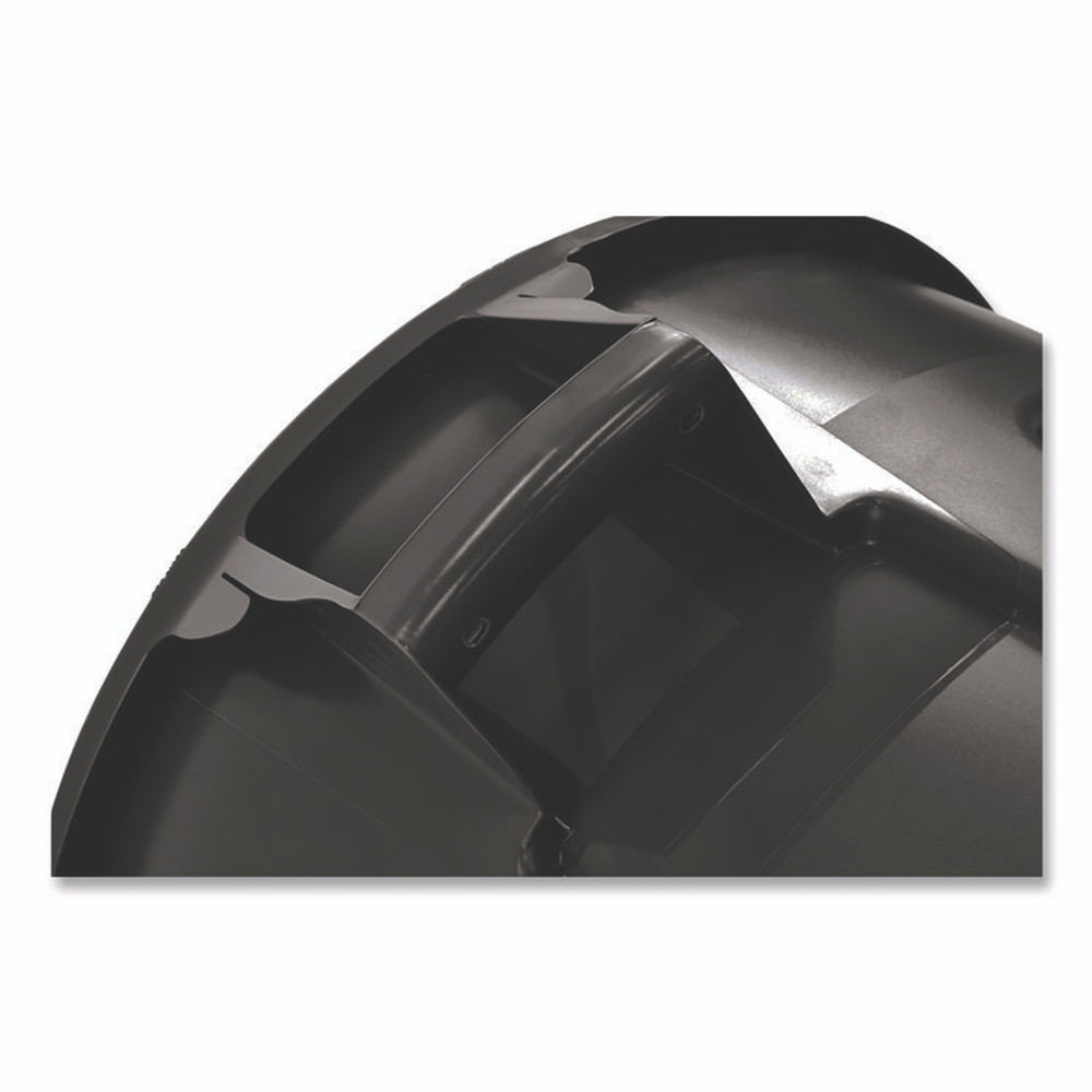 RUBBERMAID COMMERCIAL PROD. 264360BK Vented Round Brute Container, 44 gal, Plastic, Black