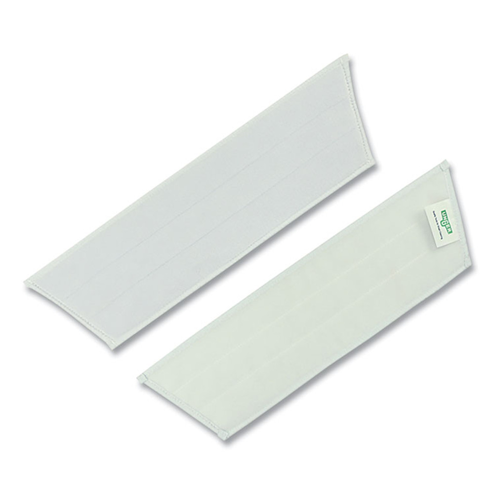 UNGER EF40F Excella Finishing Pad, Microfiber, 20", White, 5/Pack