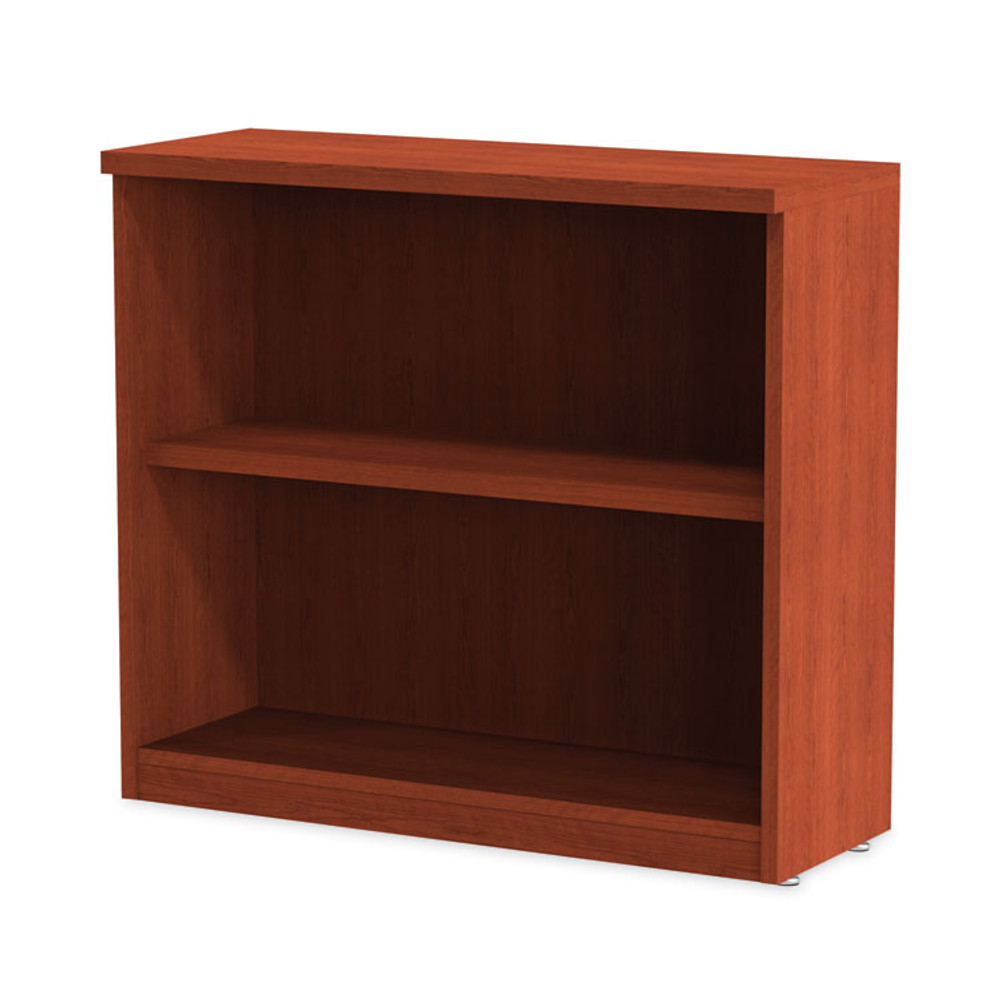 ALERA VA63-3032MC Alera Valencia Series Bookcase, Two-Shelf, 31.75w x 14d x 29.5h, Med Cherry