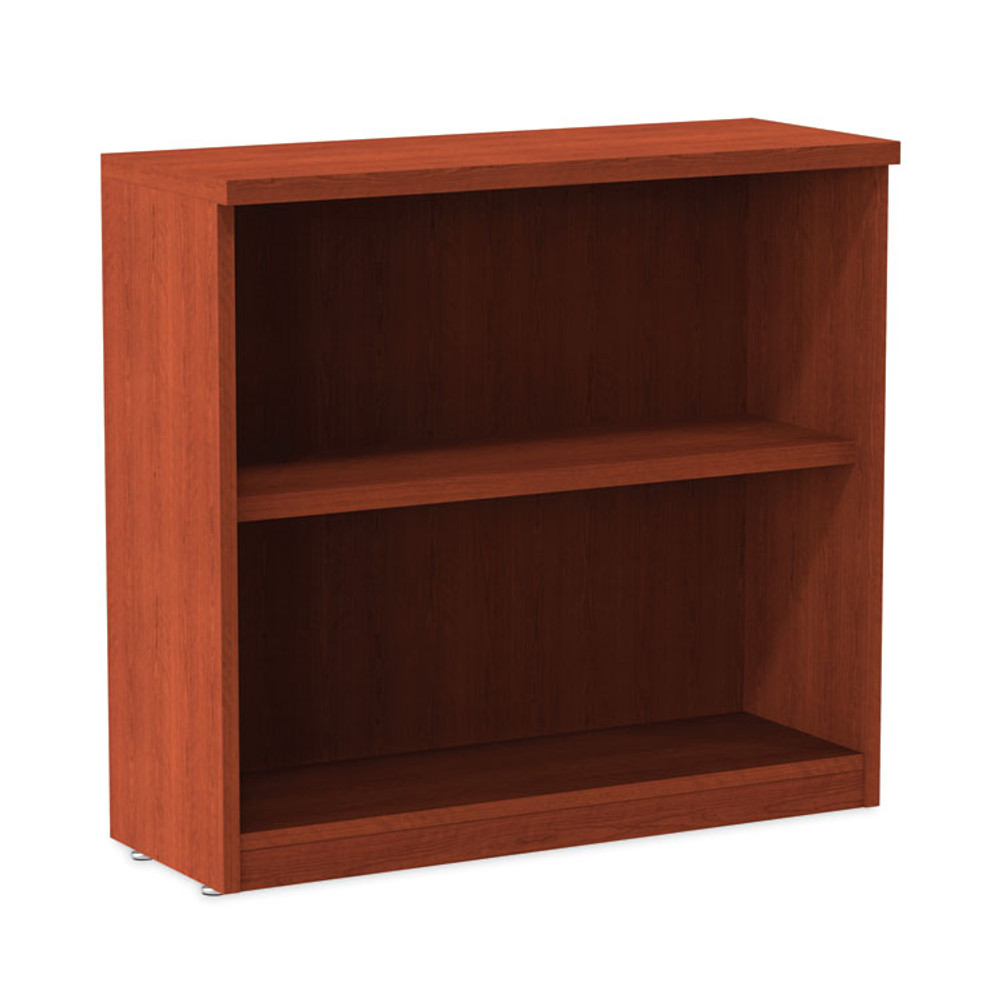 ALERA VA63-3032MC Alera Valencia Series Bookcase, Two-Shelf, 31.75w x 14d x 29.5h, Med Cherry