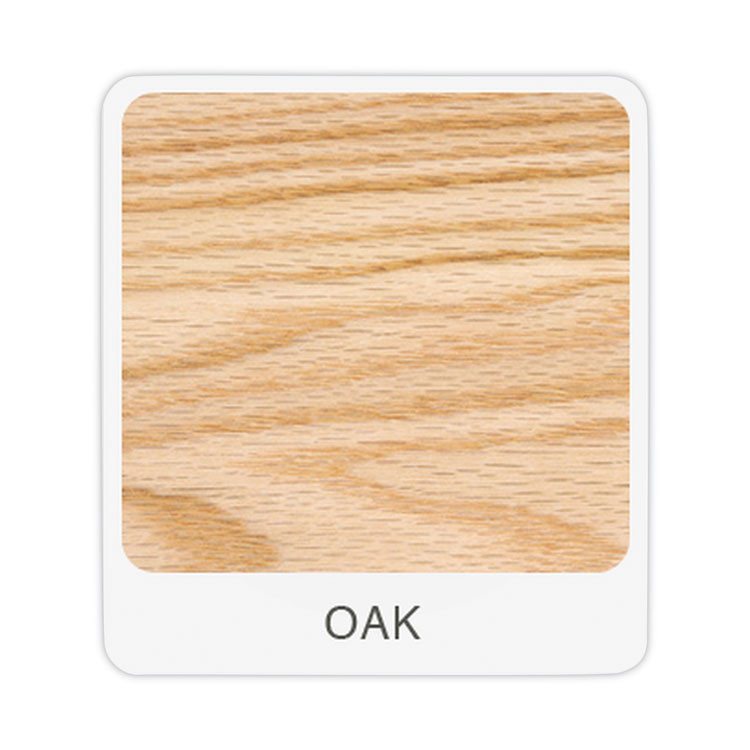 DIVERSIFIED WOODCRAFTS, INC. Spaces™ C710LBBK30N Classroom Book Compartment Science Table, 48w x 24d x 30h, Black High Pressure Laminate (HPL) Top, Oak Base