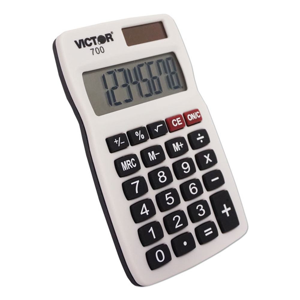 VICTOR TECHNOLOGY LLC 700 700 Pocket Calculator, 8-Digit LCD