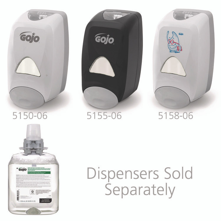 GO-JO INDUSTRIES GOJO® 516504CT Green Certified Foam Hand Cleaner Refill, Unscented, 1,250 mL, 4/Carton