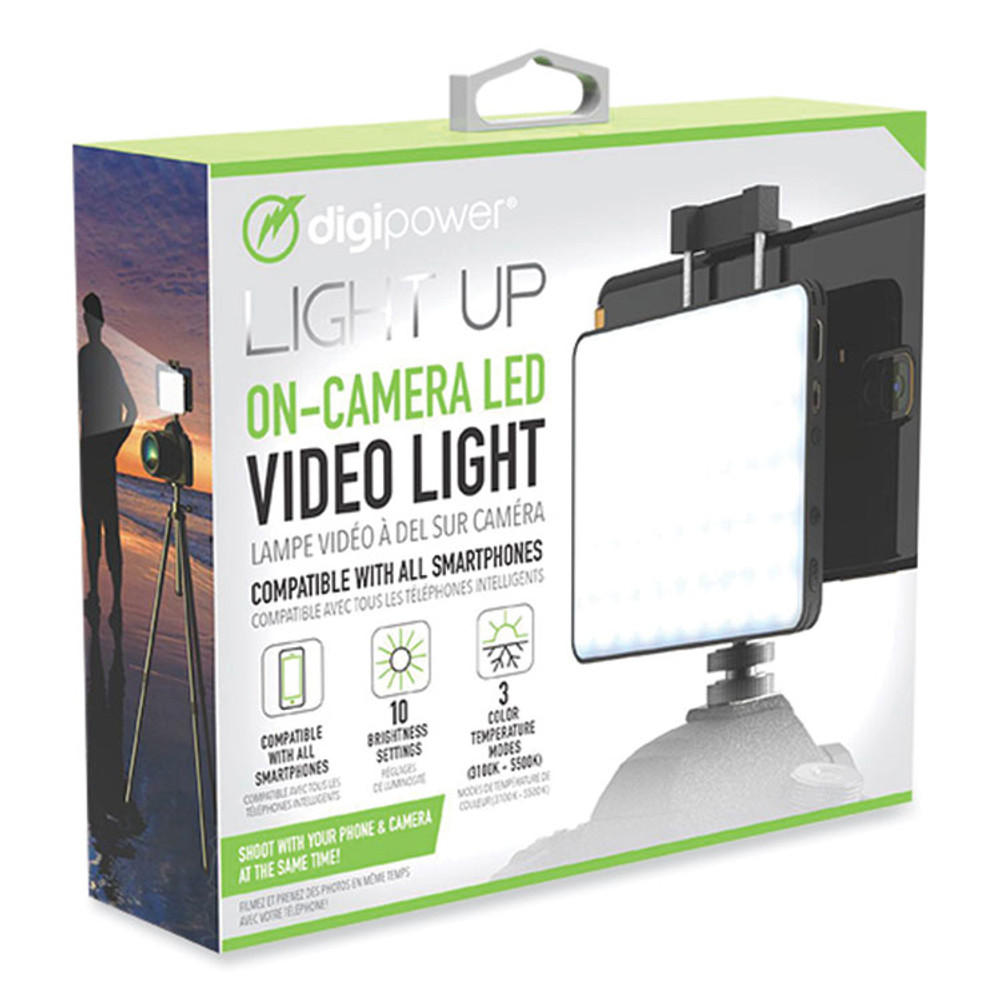 DIGIPOWER L60 The Influencer Compact Video Light, Black