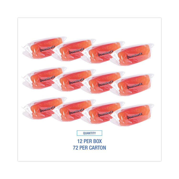 BOARDWALK CLIPMANCT Toilet Bowl Clip, Mango Scent, Orange, 72/Carton