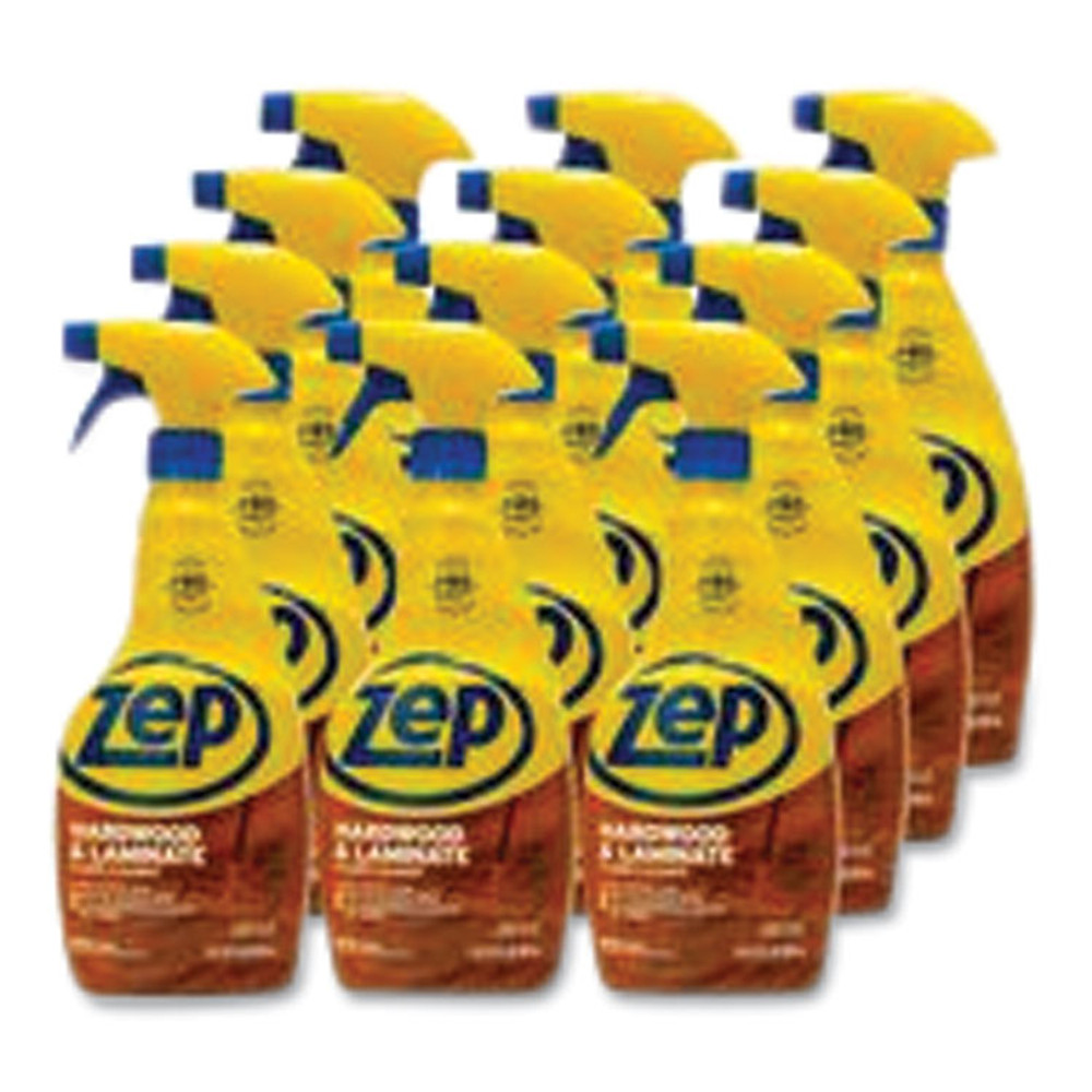 ZEP INC. Commercial® ZUHLF32CT Hardwood and Laminate Cleaner, 32 oz Spray Bottle, 12/Carton