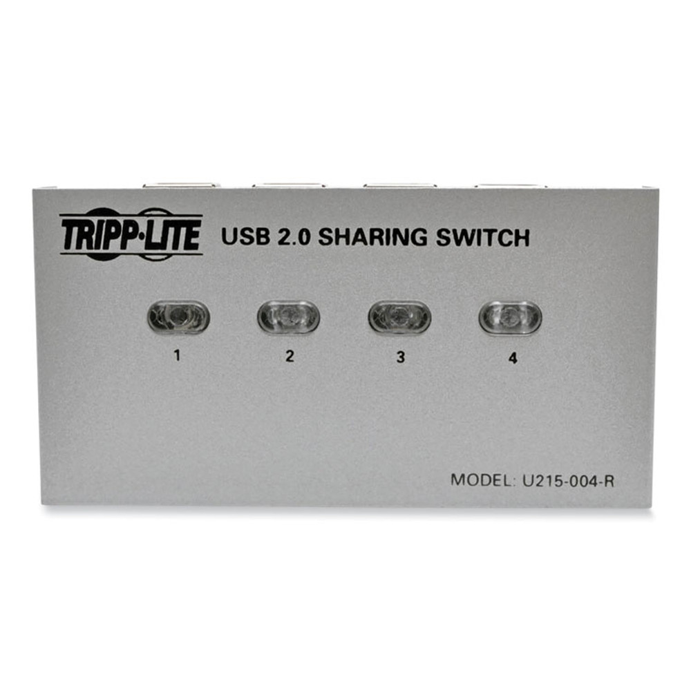 EATON CORPORATION Tripp Lite by U215-004-R USB 2.0 Printer/Peripheral Sharing Switch, 4 Ports