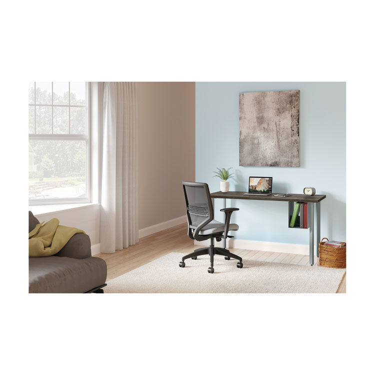 HON COMPANY HLCR2442LF1 Coze Writing Desk Worksurface, Rectangular, 42" x 24", Florence Walnut