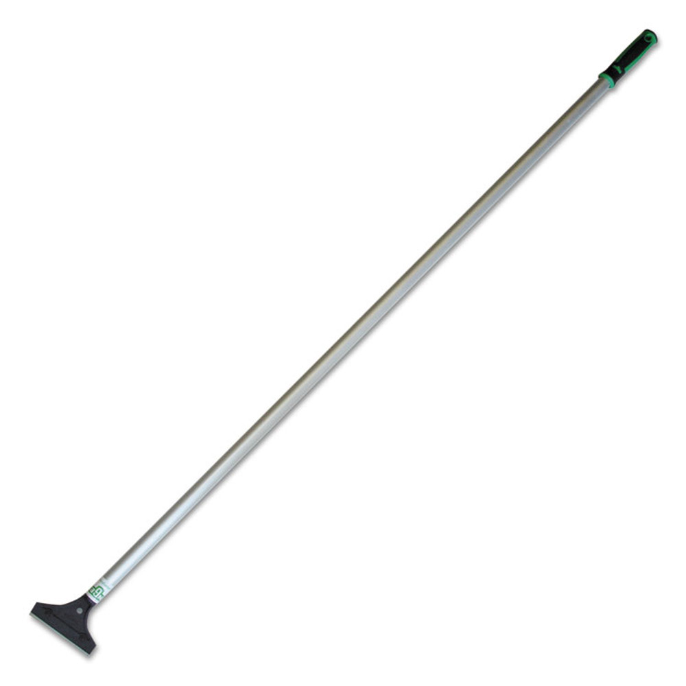 UNGER LH12C Light-Duty Scraper w/48" Handle, One 4" Reversible Blade
