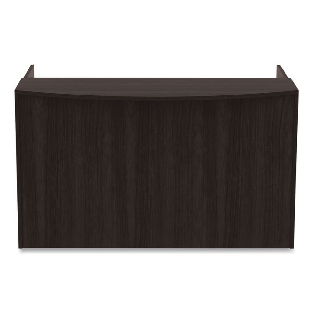 ALERA VA327236ES Alera Valencia Series Reception Desk with Transaction Counter, 71" x 35.5" x 29.5" to 42.5", Espresso