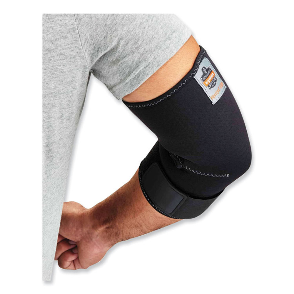 TENACIOUS HOLDINGS, INC. ergodyne® 16585 ProFlex 655 Compression Arm Sleeve with Strap, X-Large, Black