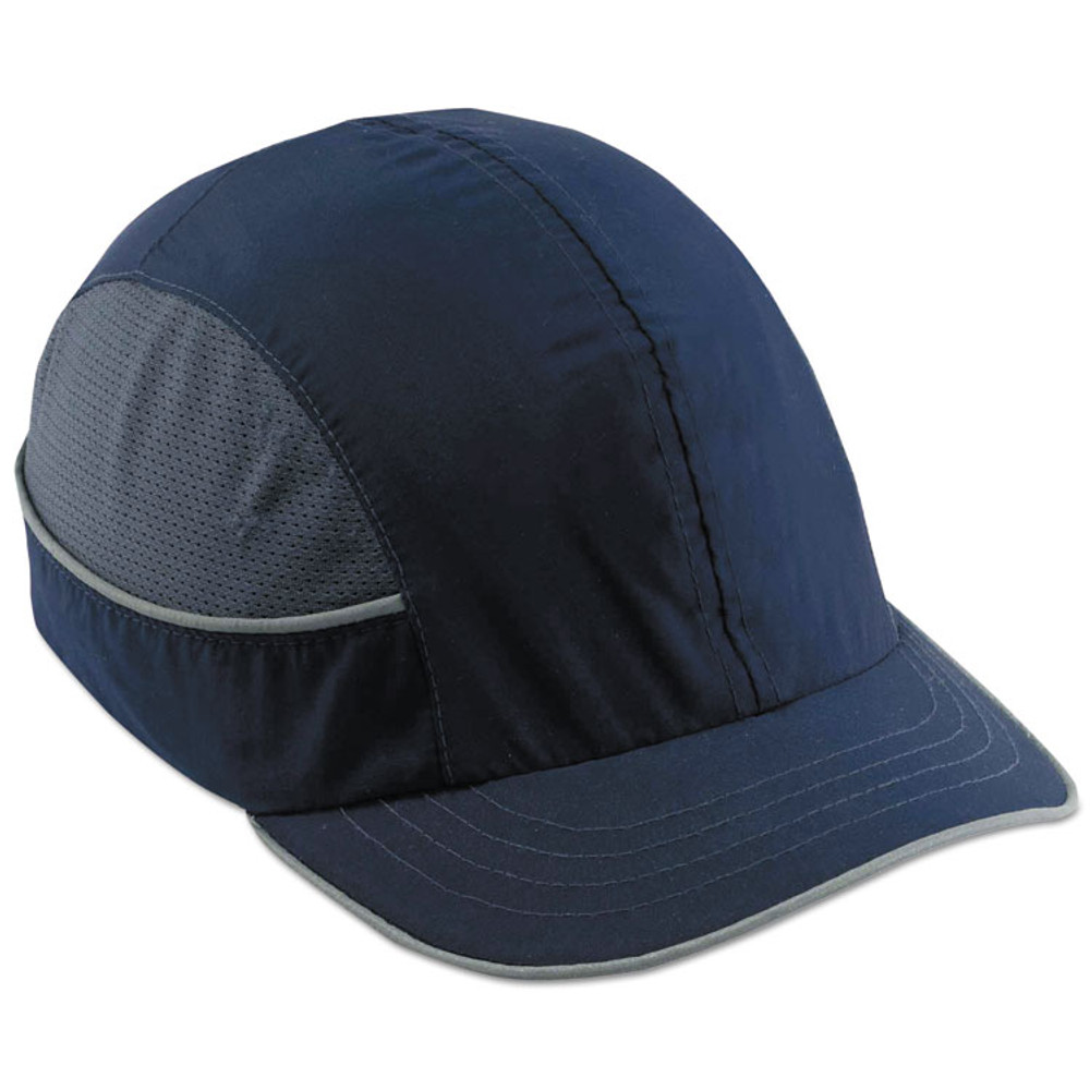 TENACIOUS HOLDINGS, INC. ergodyne® 23343 Skullerz 8950 Bump Cap Hat, Short Brim, Navy