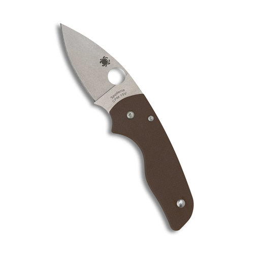 Spyderco C230GPBN15V Lil' Native Brown G-10 CPM15V  SPRINT