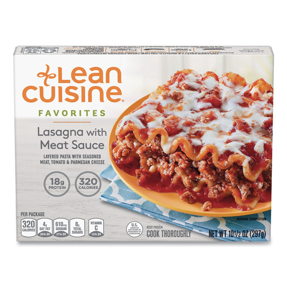 NESTLE Lean Cuisine® 90300127 Favorites Lasagna with Meat Sauce, 10.5 oz Box, 3 Boxes/Pack