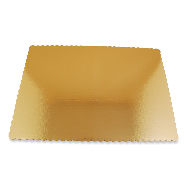 SOUTHERN CHAMPION TRAY SCT® 1670 Gold Cake Pads, 25.5 x 17.5, Gold, Paper, 25/Carton