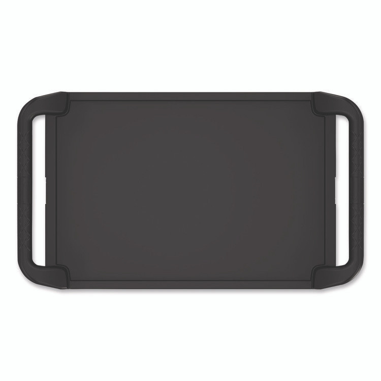 SUNCAST CORPORATION Commercial® RC2030 Three-Shelf Service Cart, Metal/Plastic, 3 Shelves, 300 lb Capacity, 20" x 34" x 37.92", Black