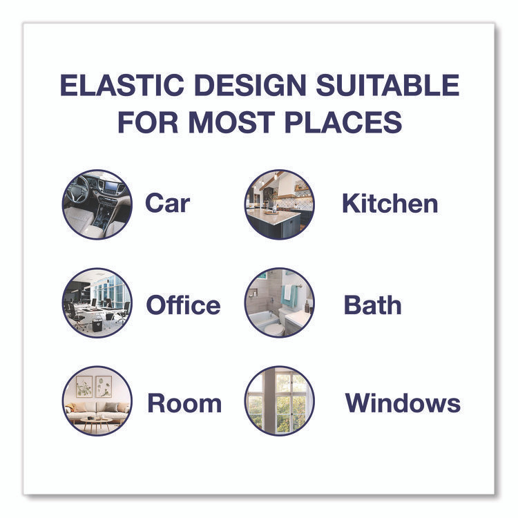 CHAGRINOVATIONS TidyUps TU05718 Microfiber Dusting Gloves, Green with White Cuffs, 2 Gloves