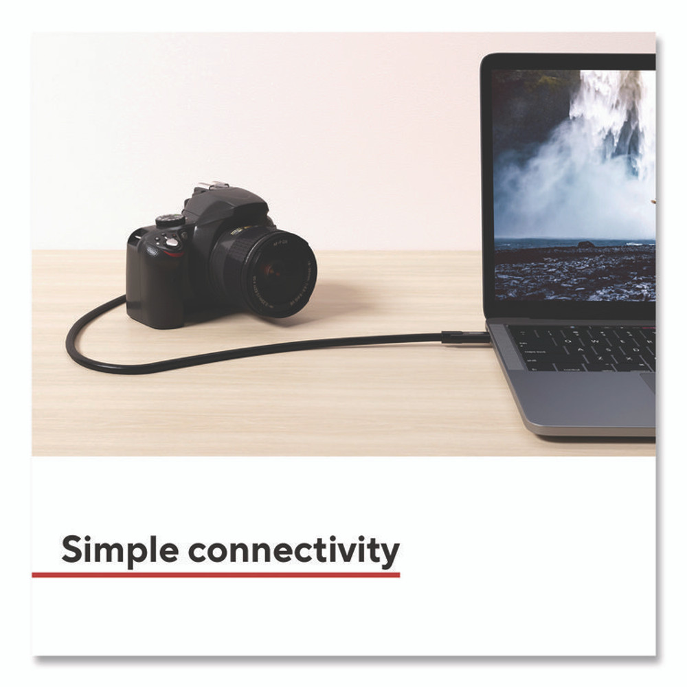 STAPLES BRANDS GROUP TECH ST62445 USB-C to Micro USB Type-B 3.1 Cable, 6 ft, Black