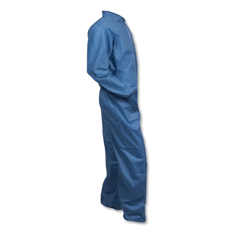 SMITH AND WESSON KleenGuard™ 58505 A20 Coveralls, MICROFORCE Barrier SMS Fabric, 2X-Large, Blue, 24/Carton
