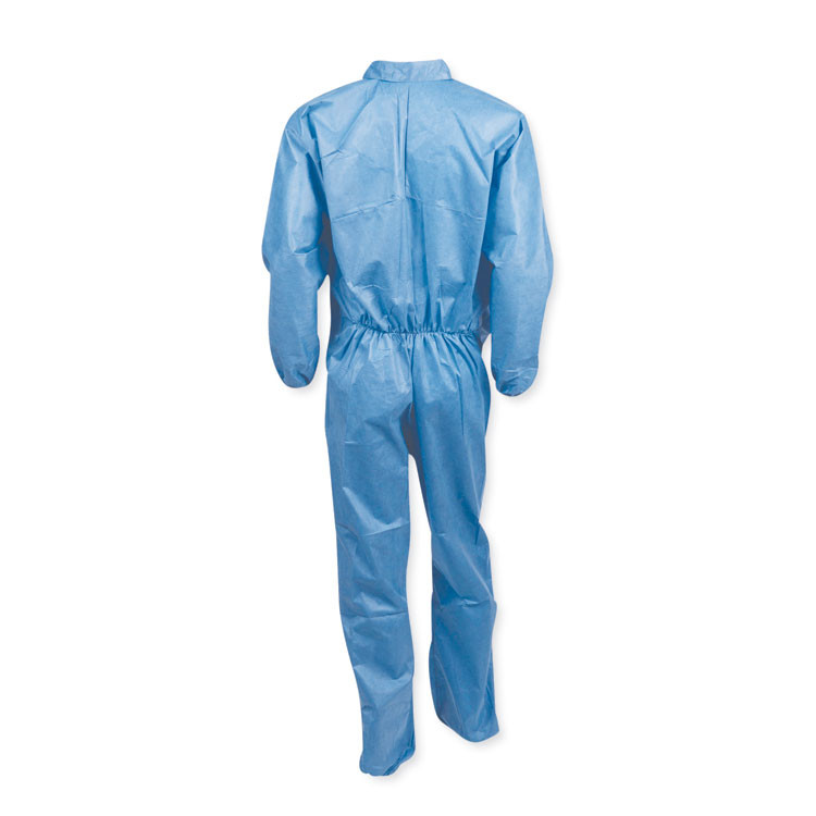 SMITH AND WESSON KleenGuard™ 58505 A20 Coveralls, MICROFORCE Barrier SMS Fabric, 2X-Large, Blue, 24/Carton