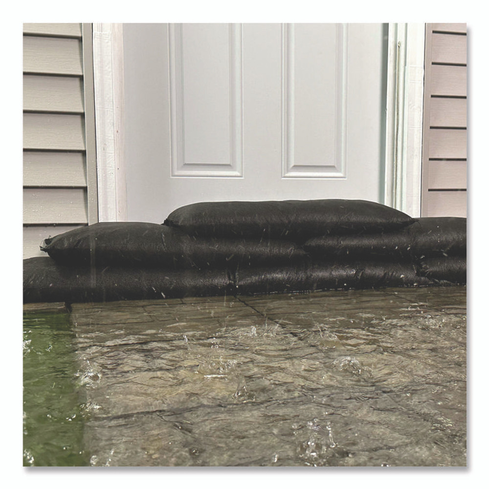 ABSORBENT SPECIALTY PRODUCTS Quick Dam QD12246ES Flood Bags, 12" x 24" x 3.5", 6 Bags/Pack