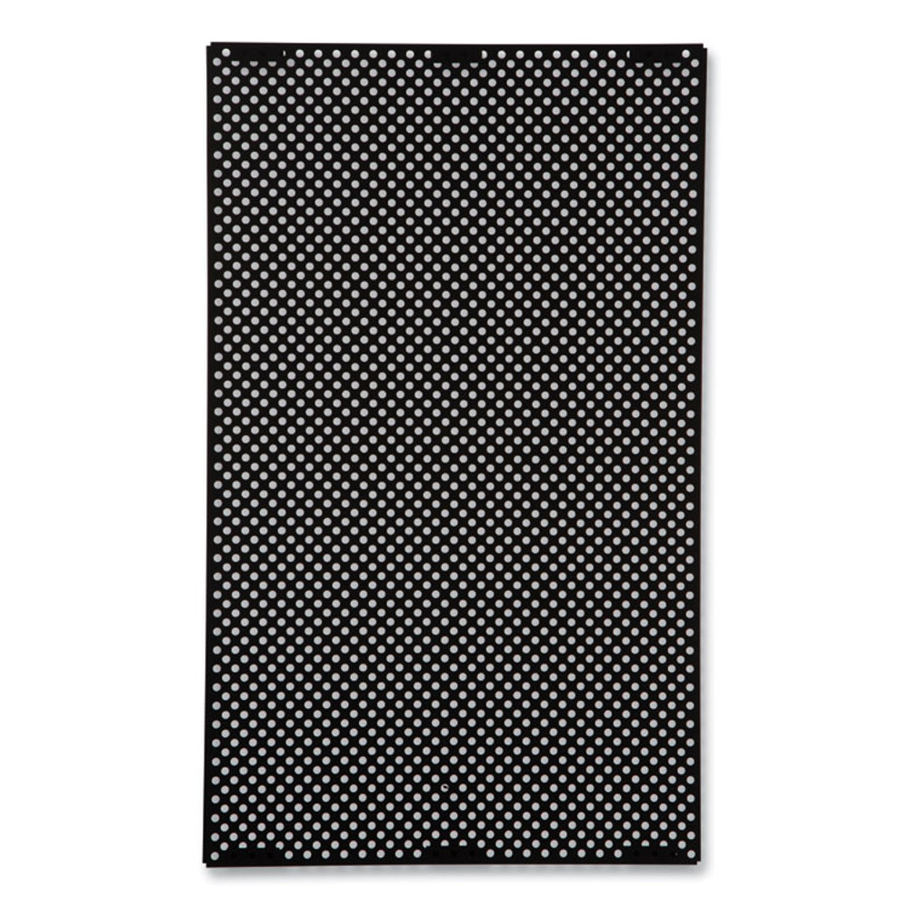RUBBERMAID COMMERCIAL PROD. 2182676 Large General Purpose Perforated Panels for Tailor and Landmark Series Containers, 20.72" x 0.5" x 34.33", Black, 4/Carton