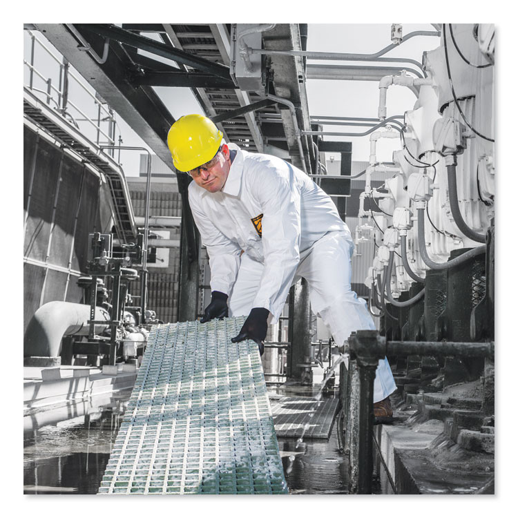 SMITH AND WESSON KleenGuard™ 49102 A20 Elastic Back Wrist/Ankle Coveralls, X-Large, White, 24/Carton