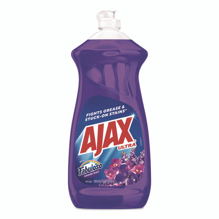 COLGATE PALMOLIVE, IPD. Ajax® 61037540CT Dish Detergent, Fabuloso Scent, 28 oz Bottle, 9/Carton