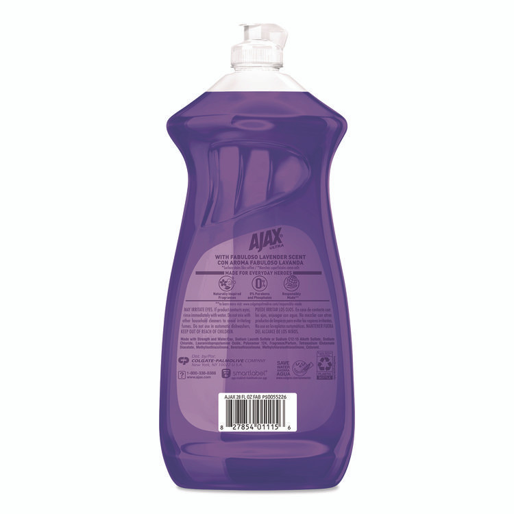 COLGATE PALMOLIVE, IPD. Ajax® 61037540CT Dish Detergent, Fabuloso Scent, 28 oz Bottle, 9/Carton