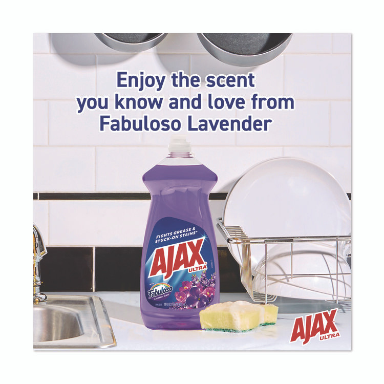 COLGATE PALMOLIVE, IPD. Ajax® 61037540CT Dish Detergent, Fabuloso Scent, 28 oz Bottle, 9/Carton