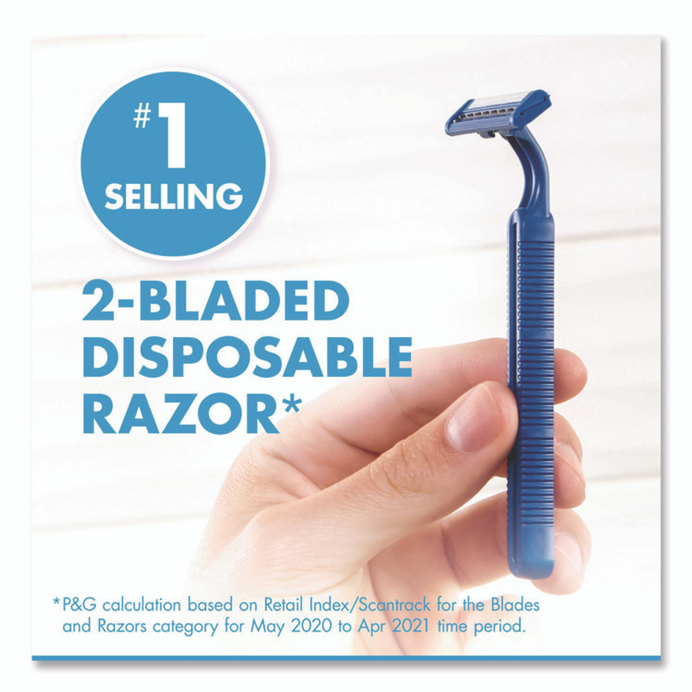 PROCTER & GAMBLE Gillette® 65853 Sensor2 Disposable Razor, 2 Blades, 5/Pack, 36 Packs/Carton