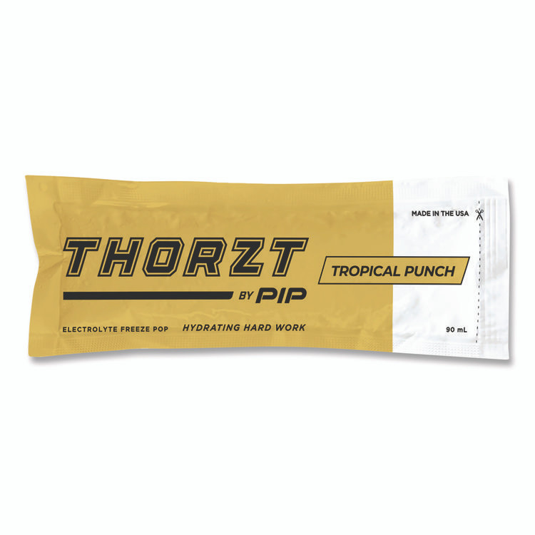 PROTECTIVE INDUSTRIAL PRODUCTS INC THORZT by PIP POPMIXCLASS Electrolyte Freeze Pops, Assorted Flavors, 3 oz Tube, 10 Tubes/Bag, 15 Bags/Carton