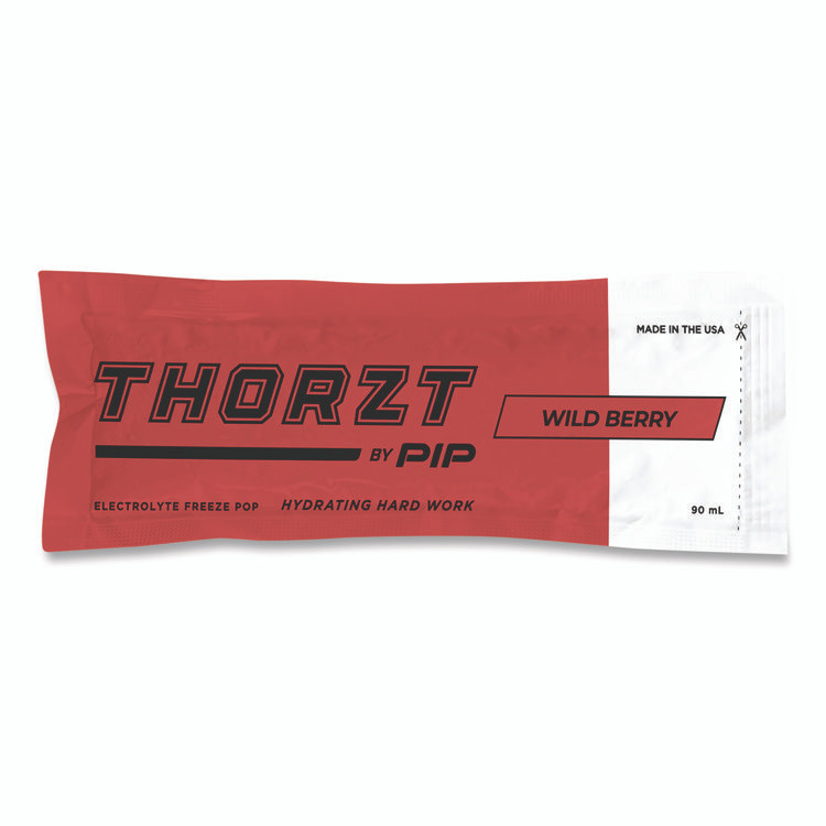 PROTECTIVE INDUSTRIAL PRODUCTS INC THORZT by PIP POPMIXCLASS Electrolyte Freeze Pops, Assorted Flavors, 3 oz Tube, 10 Tubes/Bag, 15 Bags/Carton