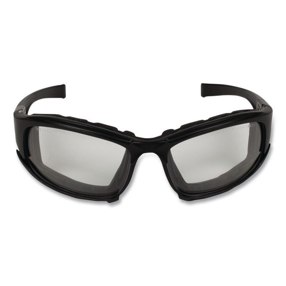 SMITH AND WESSON KleenGuard™ 25672EA V50 Calico Safety Eyewear with Head Strap, KleenVision Anti-Fog Coating, Black Nylon Frame, Clear Polycarbonate Lens