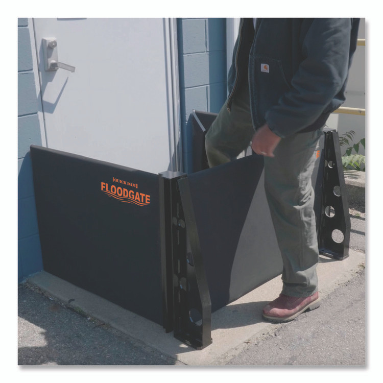 ABSORBENT SPECIALTY PRODUCTS Quick Dam™ QDFG25 Flood Gates, 1" x 25" to 30" x 26"