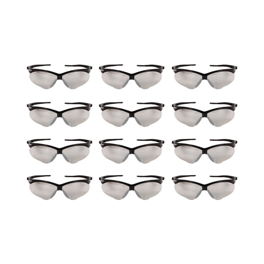 SMITH AND WESSON KleenGuard™ 25685 Nemesis Safety Glasses, Black Frame, Indoor/Outdoor Lens