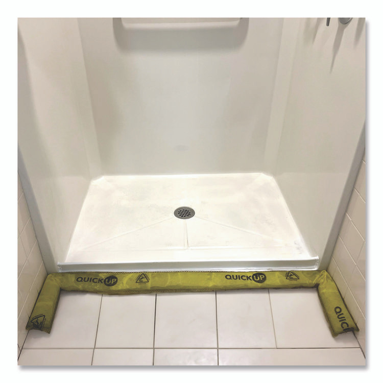 ABSORBENT SPECIALTY PRODUCTS Quick Dam™ QU540 Quick Ups, 4" x 5 ft x 2", 40/Box