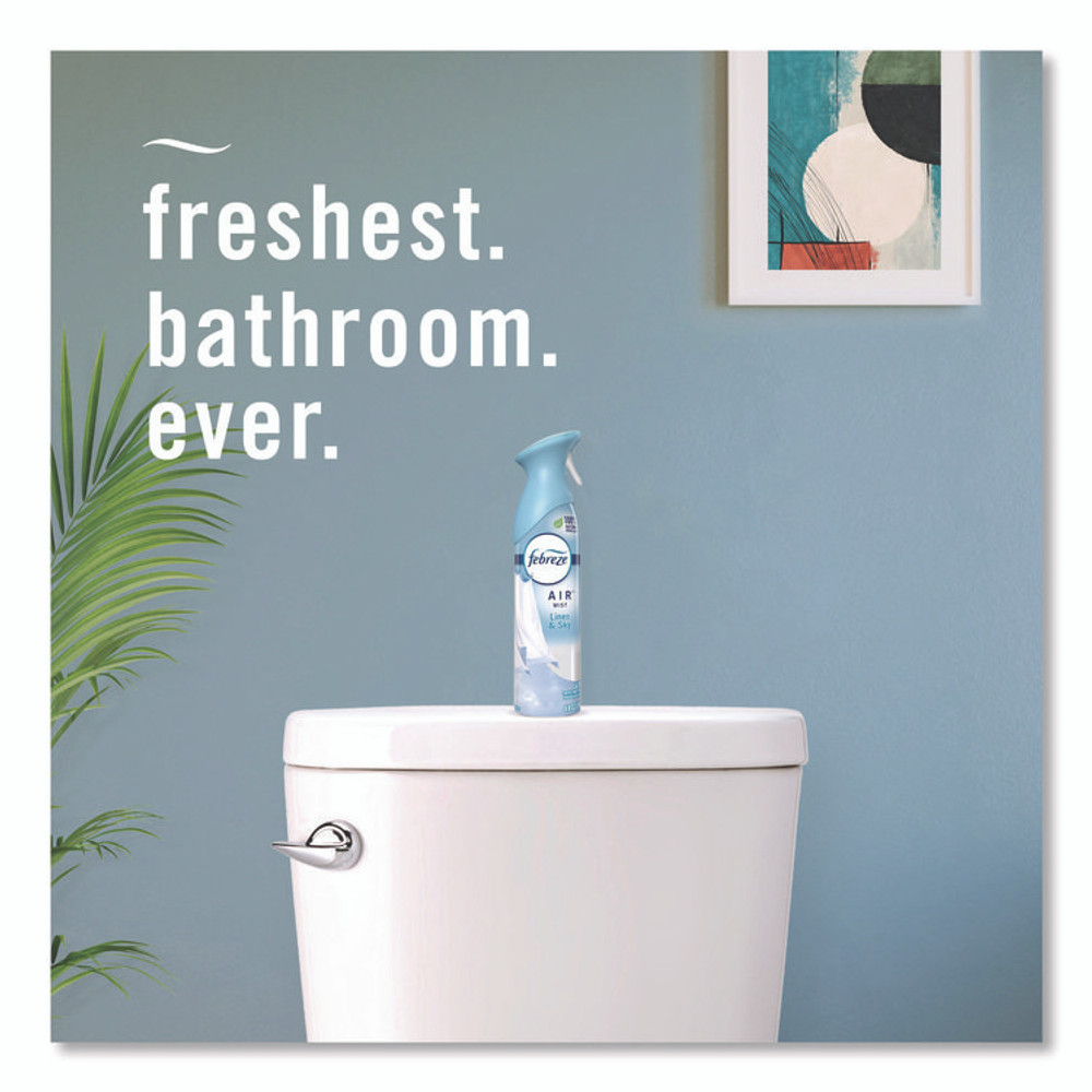 PROCTER & GAMBLE Febreze® 17340 AIR, Linen and Sky, 8.8 oz Aerosol Spray, 2/Pack, 3 Packs/Carton