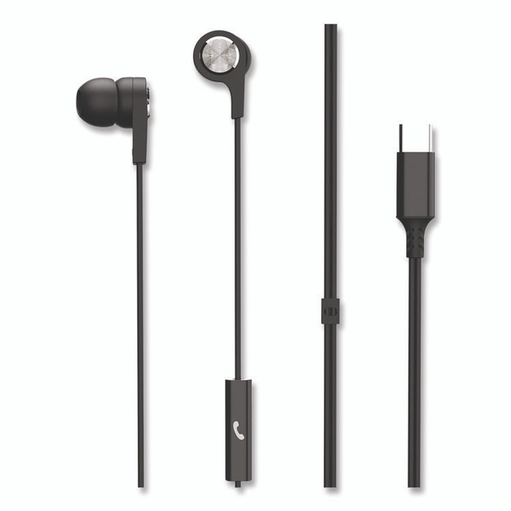MAXELL CORP. OF AMERICA 199261 USB-C Earbuds, Black