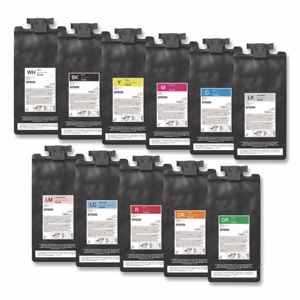 EPSON AMERICA, INC. T51U620 T51U620 (T51U) UltraChrome GS3 Eco-Solvent Ink, 1.5 L, Light Magenta