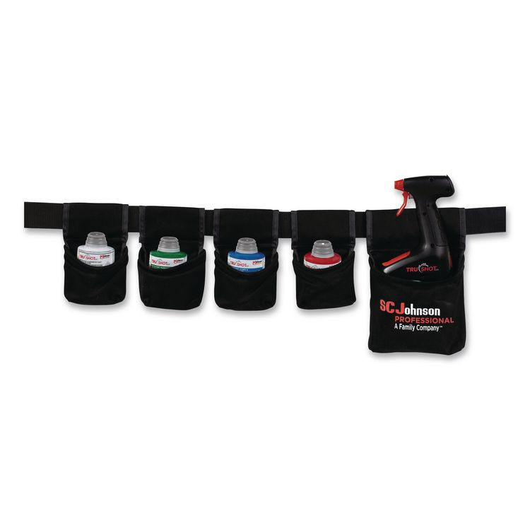 SC JOHNSON Professional® TSBELT TruShot 2.0 Belt, 43" to 44" Waist x 46" Long, Nylon Belt, Hook-and-Loop Fastener, Black