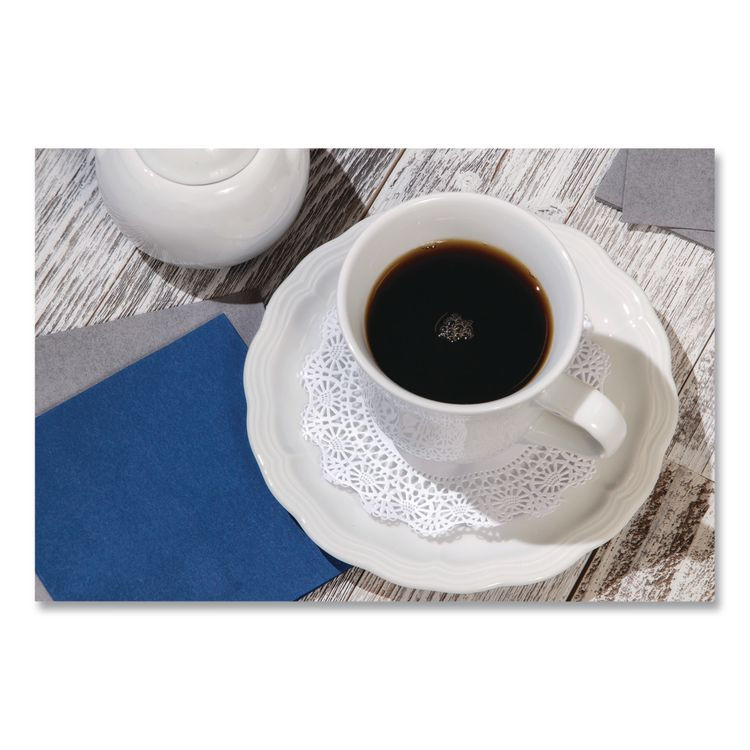 HOFFMASTER 500000 Cambridge Lace Doilies, Round, 4", White, 10,000/Carton