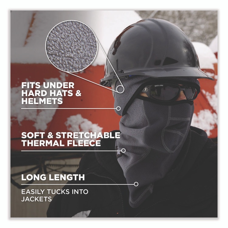 TENACIOUS HOLDINGS, INC. ergodyne® 16851 N-Ferno 6823 Hinged Balaclava Face Mask, Fleece, One Size Fits Most, Navy