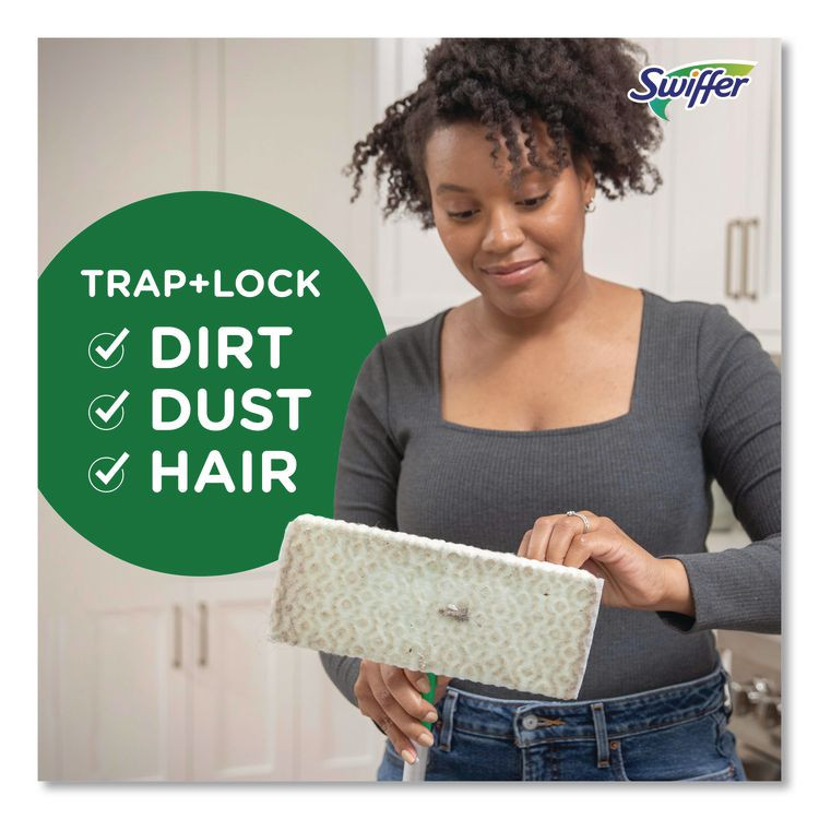 PROCTER & GAMBLE Swiffer® 21457 Dry Refill Cloths, 10.63 x 8, White, 32/Box, 4 Boxes/Carton