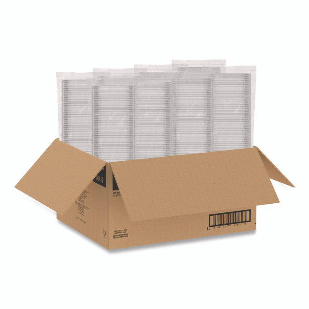 DART C12SB Square Plastic Bowls, 12 oz, 8.5 x 8.5 x 2.64, Clear, Plastic, 63 Bowls/Sleeve, 8 Sleeves/Carton