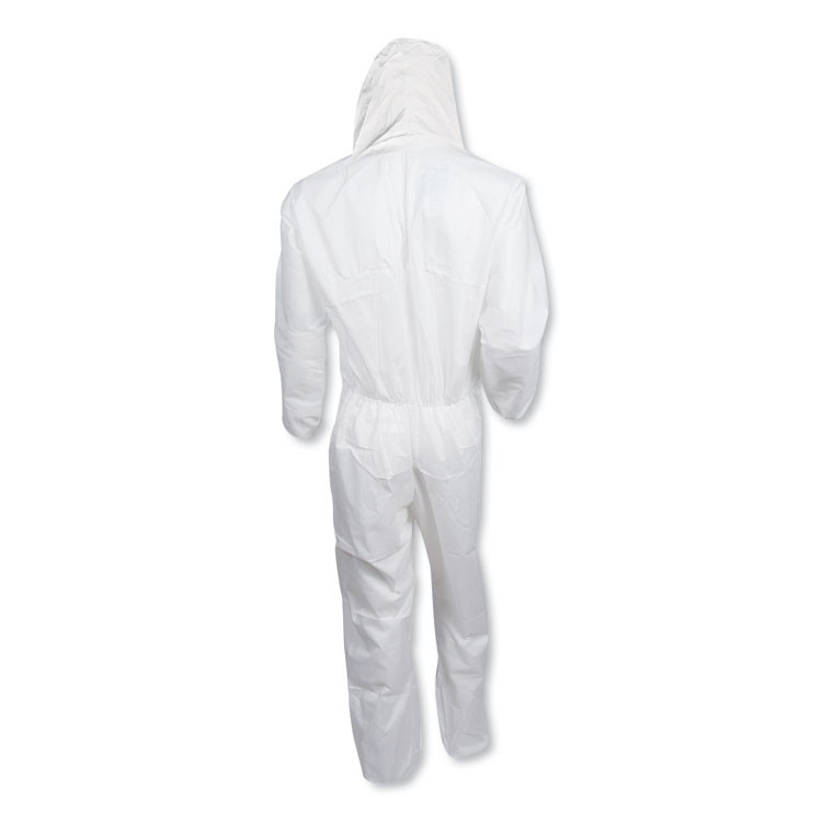 SMITH AND WESSON KleenGuard™ 49116 A20 Breathable Particle Protection Coveralls, Zip Closure, 3X-Large, White