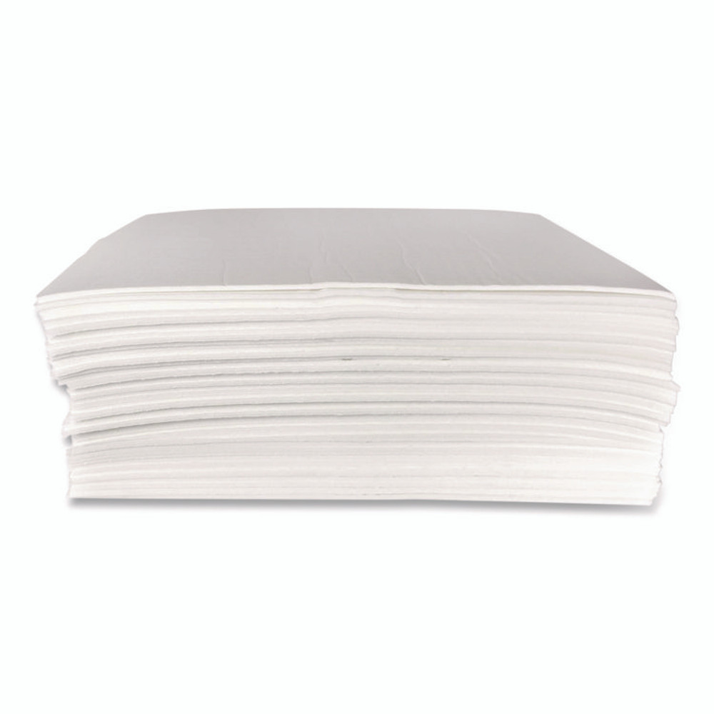 ABSORBENT SPECIALTY PRODUCTS Quick Dam PUCH50 Mighty Mat Heavy Absorbent Pads, 9 gal, 16" x 18", 50/Box