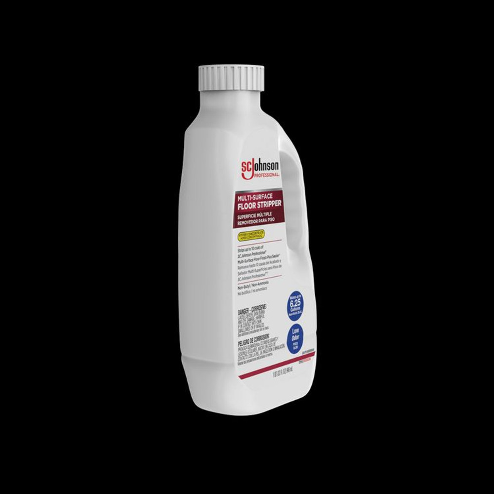 SC JOHNSON Professional® 680078 Hyper Concentrate Floor Stripper, Fresh Scent, 32 oz Bottle, 6/Carton